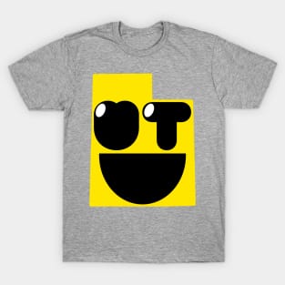 Utah States of Happynes- Utah Smiling Face T-Shirt